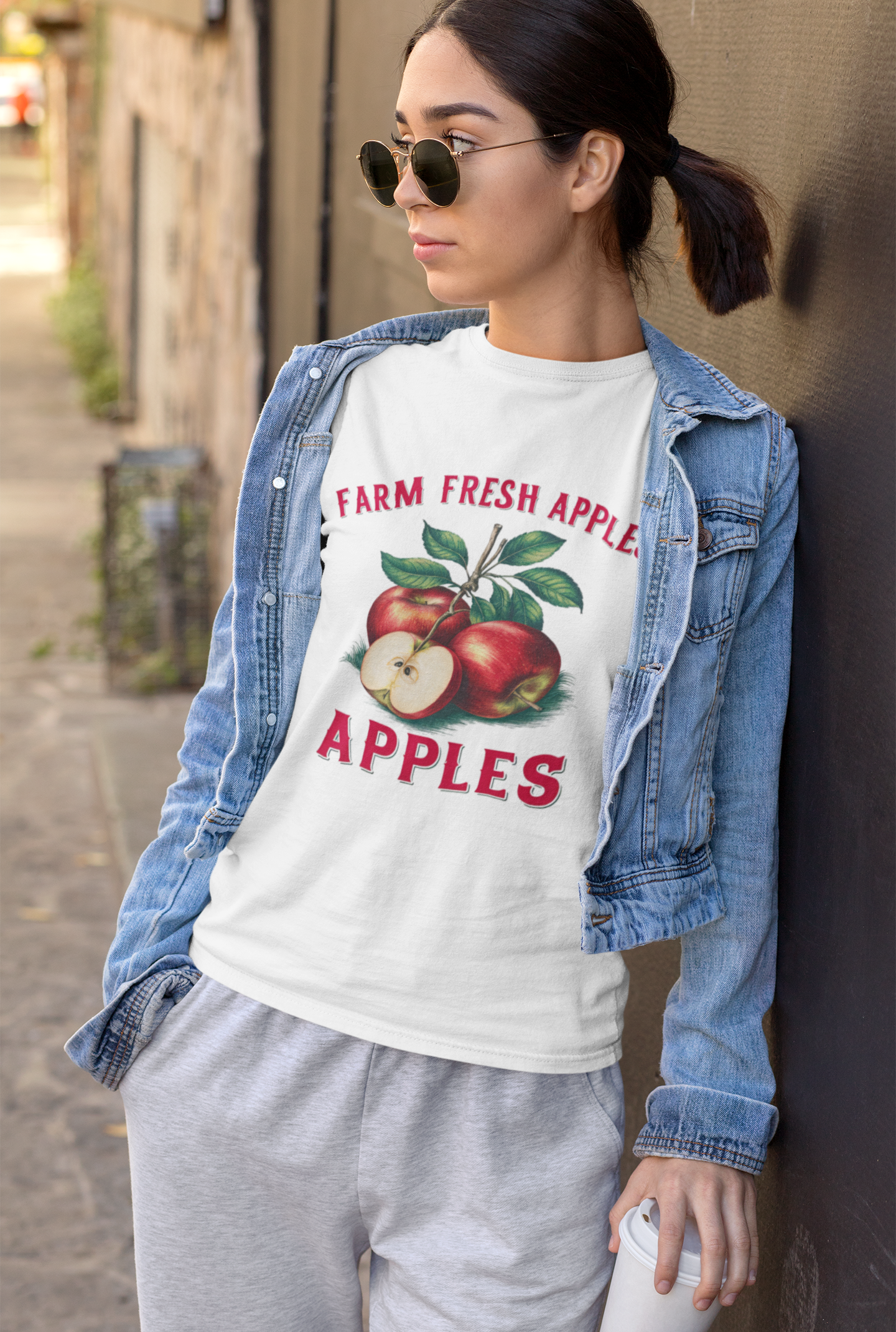 Polera Gomela Manzana Mujer Algodón Manga Corta